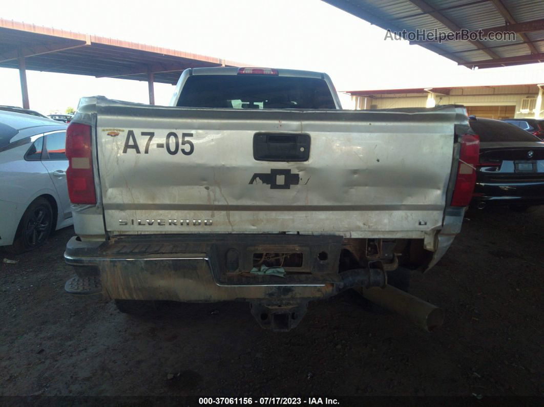 2018 Chevrolet Silverado 2500hd Lt Silver vin: 1GC1KVEY1JF147307