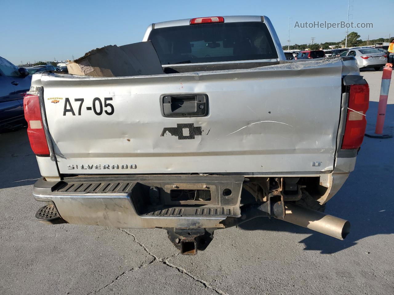 2018 Chevrolet Silverado K2500 Heavy Duty Lt Silver vin: 1GC1KVEY1JF147307