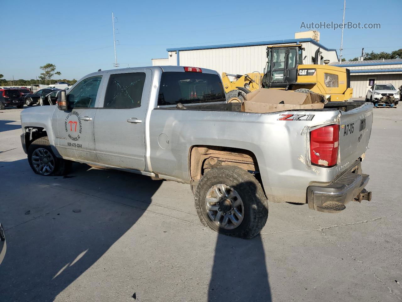 2018 Chevrolet Silverado K2500 Heavy Duty Lt Silver vin: 1GC1KVEY1JF147307