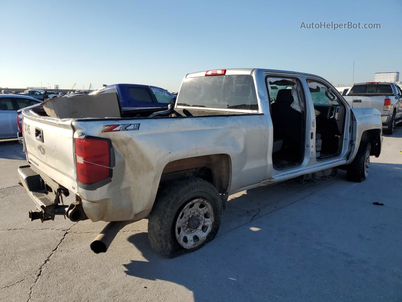 2018 Chevrolet Silverado K2500 Heavy Duty Lt Silver vin: 1GC1KVEY1JF147307