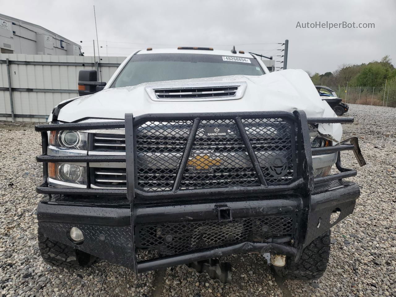 2018 Chevrolet Silverado K2500 Heavy Duty Lt White vin: 1GC1KVEYXJF123944