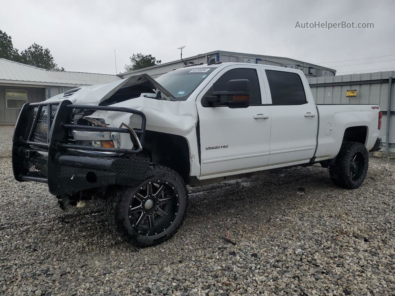 2018 Chevrolet Silverado K2500 Heavy Duty Lt White vin: 1GC1KVEYXJF123944