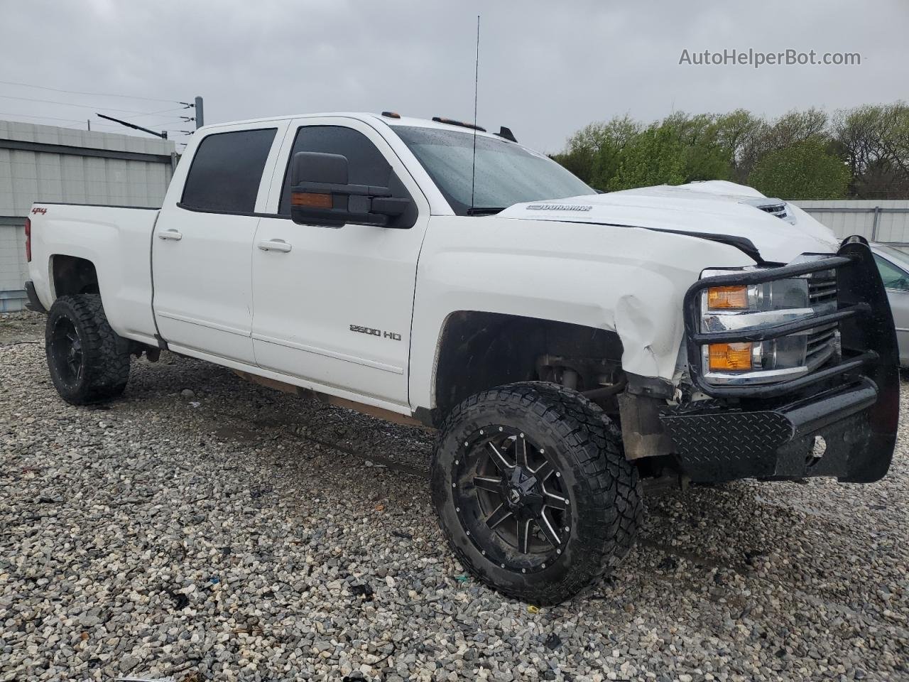 2018 Chevrolet Silverado K2500 Heavy Duty Lt White vin: 1GC1KVEYXJF123944