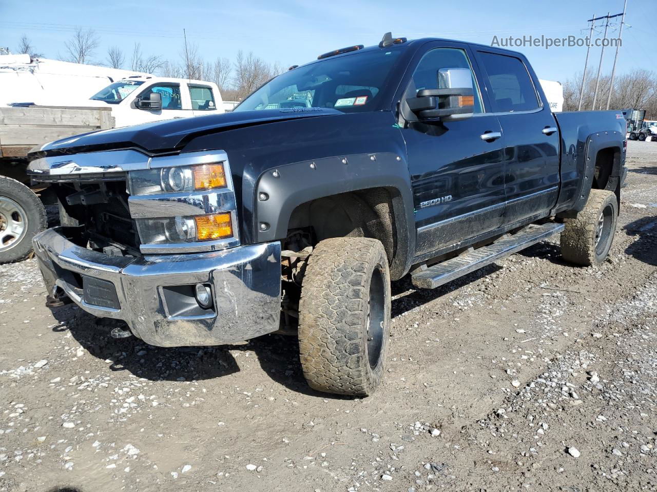 2015 Chevrolet Silverado K2500 Heavy Duty Ltz Black vin: 1GC1KWE80FF669097