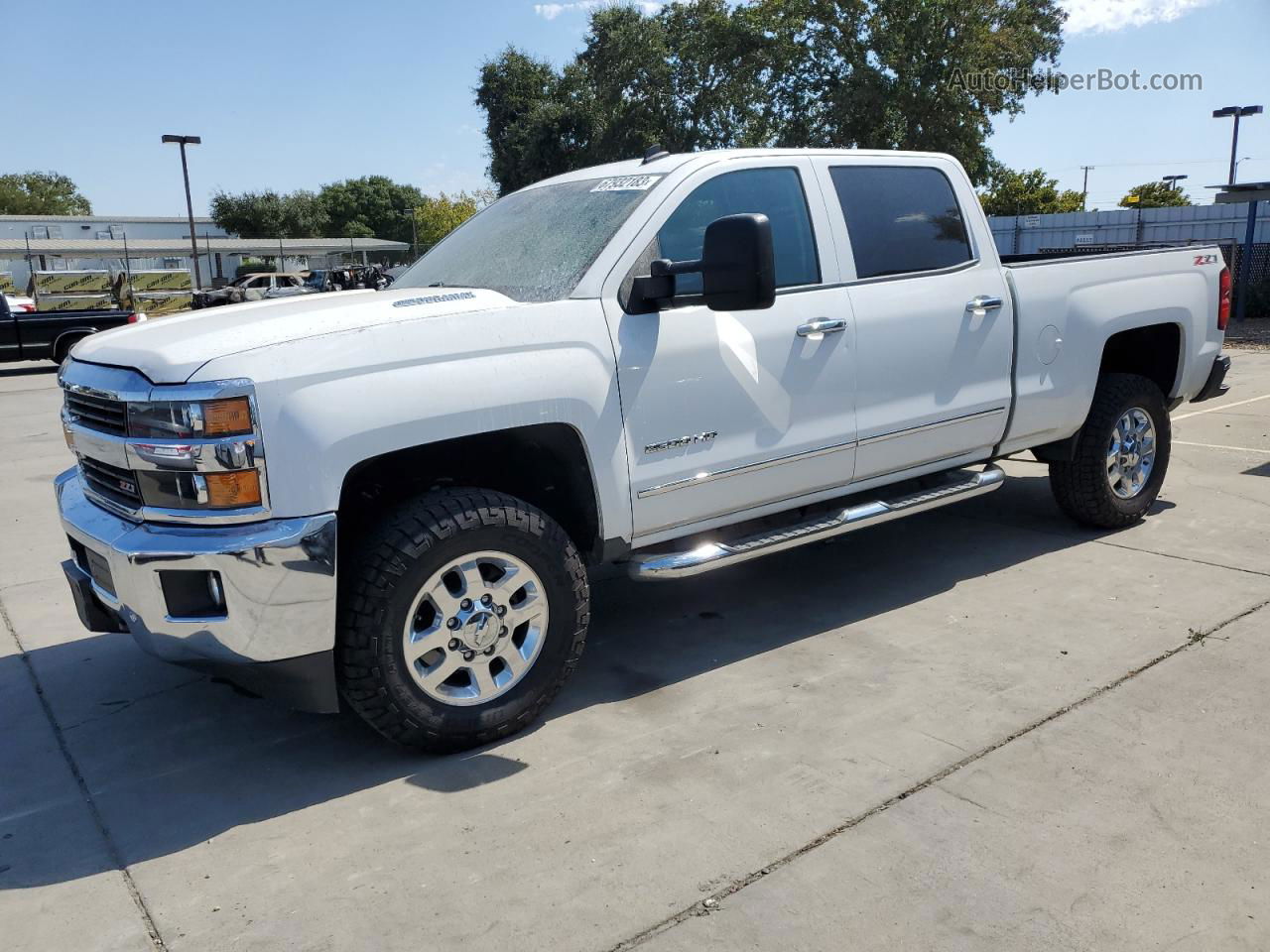 2015 Chevrolet Silverado K2500 Heavy Duty Ltz White vin: 1GC1KWE84FF169783