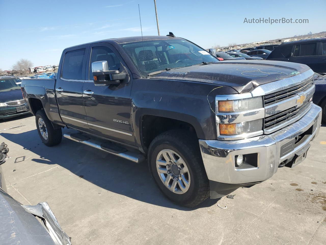 2016 Chevrolet Silverado K2500 Heavy Duty Ltz Gray vin: 1GC1KWE84GF119970