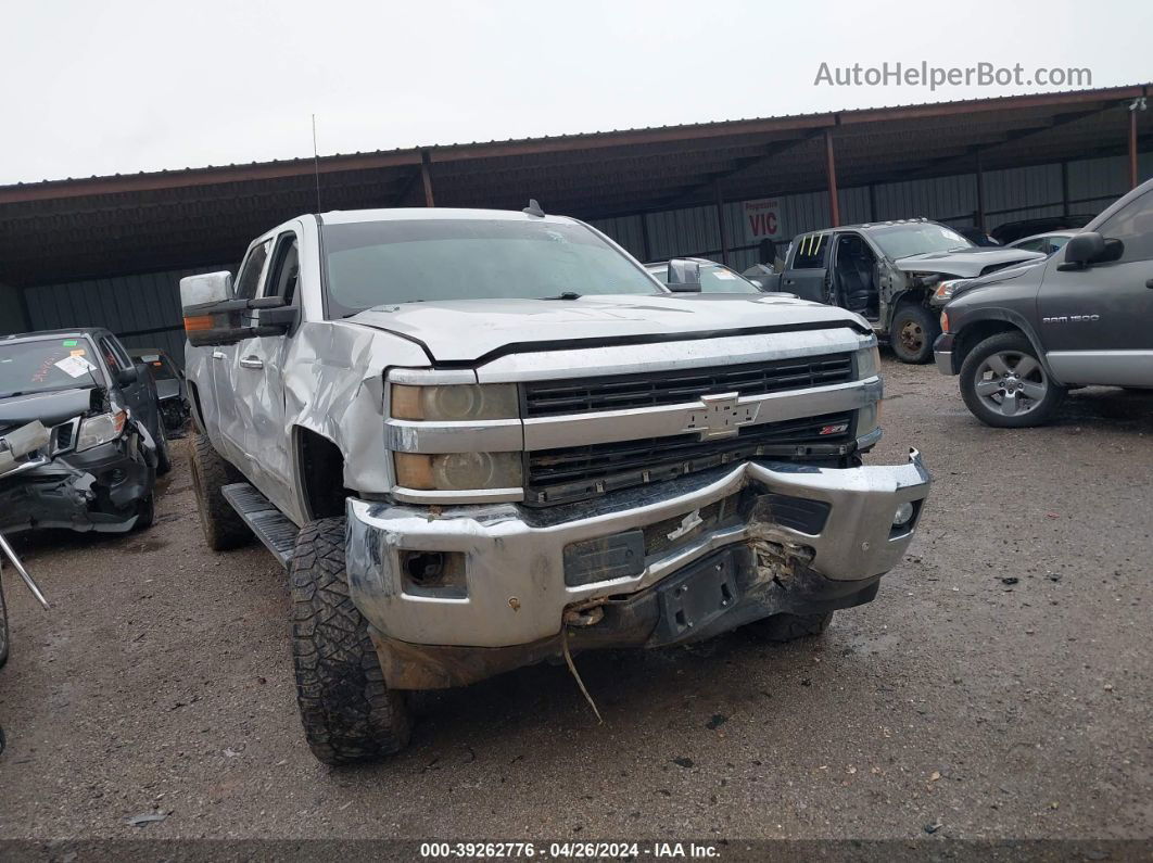 2015 Chevrolet Silverado 2500hd Ltz Silver vin: 1GC1KWE86FF613164