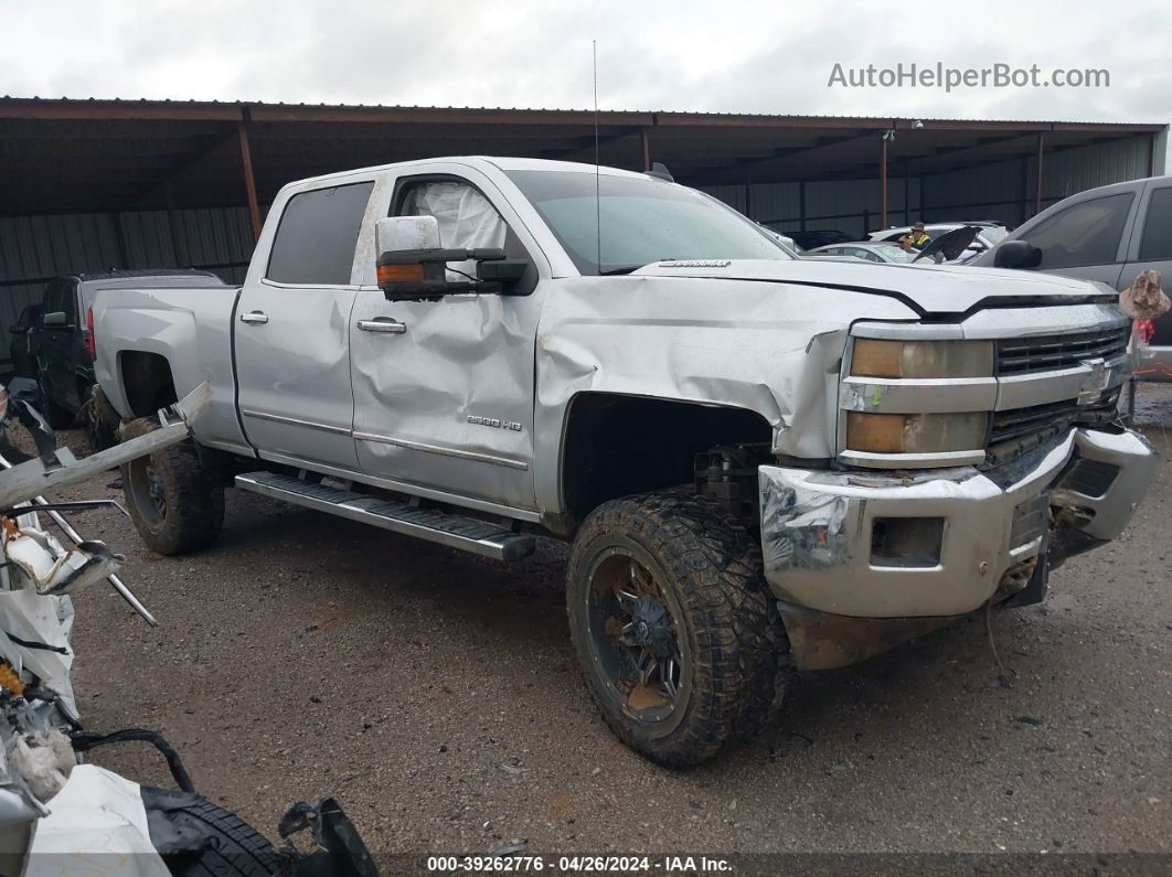 2015 Chevrolet Silverado 2500hd Ltz Silver vin: 1GC1KWE86FF613164