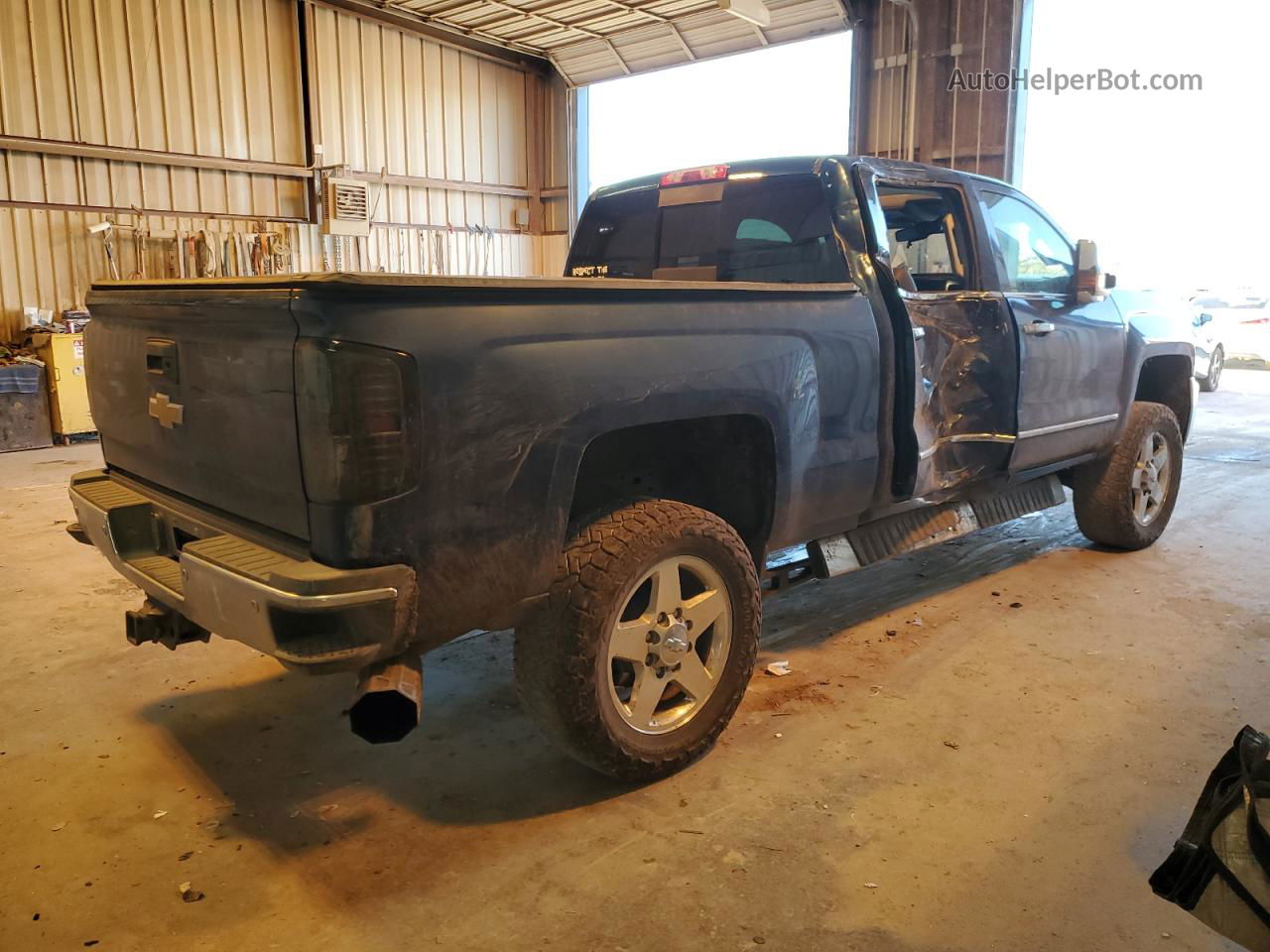 2015 Chevrolet Silverado K2500 Heavy Duty Ltz Blue vin: 1GC1KWE87FF618812