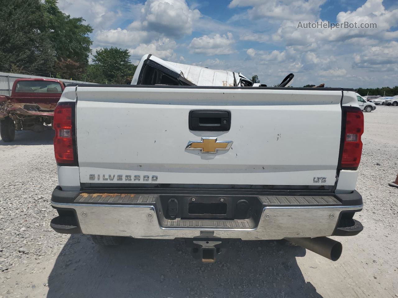 2016 Chevrolet Silverado K2500 Heavy Duty Ltz White vin: 1GC1KWE87GF251038