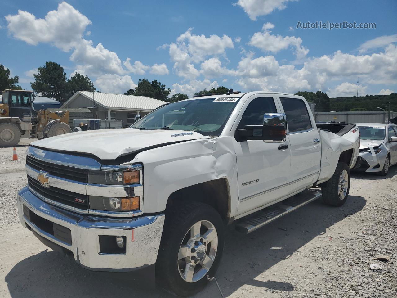 2016 Chevrolet Silverado K2500 Heavy Duty Ltz White vin: 1GC1KWE87GF251038