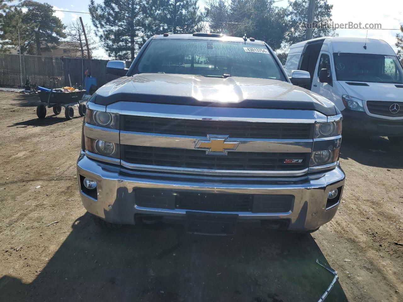 2015 Chevrolet Silverado K2500 Heavy Duty Ltz Gray vin: 1GC1KWE89FF133183