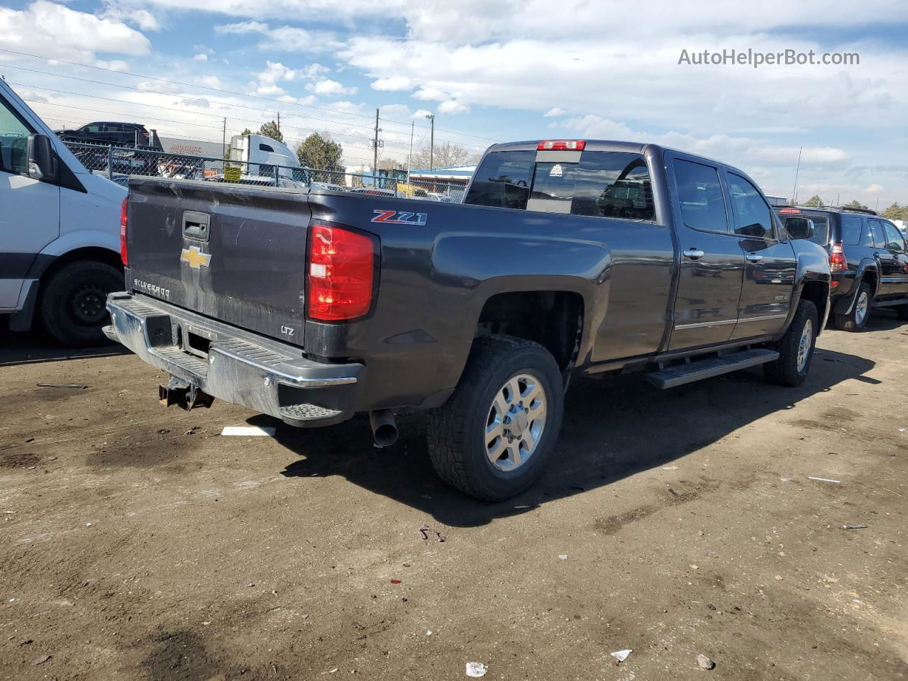 2015 Chevrolet Silverado K2500 Heavy Duty Ltz Gray vin: 1GC1KWE89FF133183