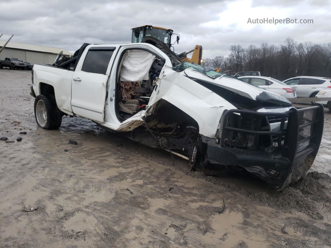 2016 Chevrolet Silverado K2500 Heavy Duty Ltz White vin: 1GC1KWE8XGF155243