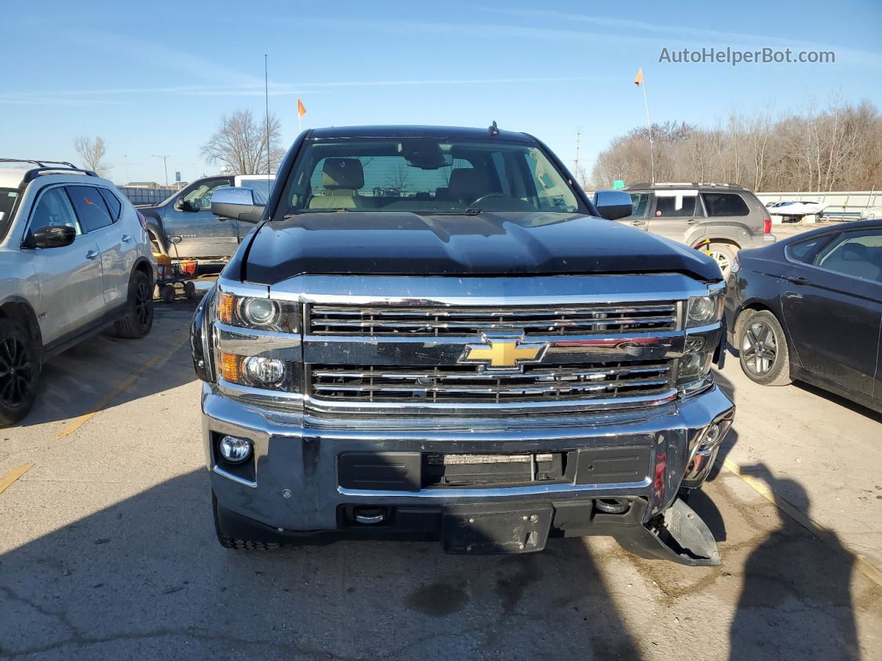 2015 Chevrolet Silverado K2500 Heavy Duty Ltz Black vin: 1GC1KWEG5FF168195