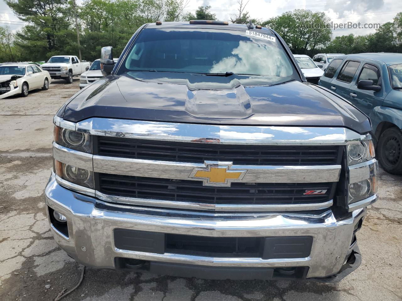 2015 Chevrolet Silverado K2500 Heavy Duty Ltz Black vin: 1GC1KWEG5FF608125