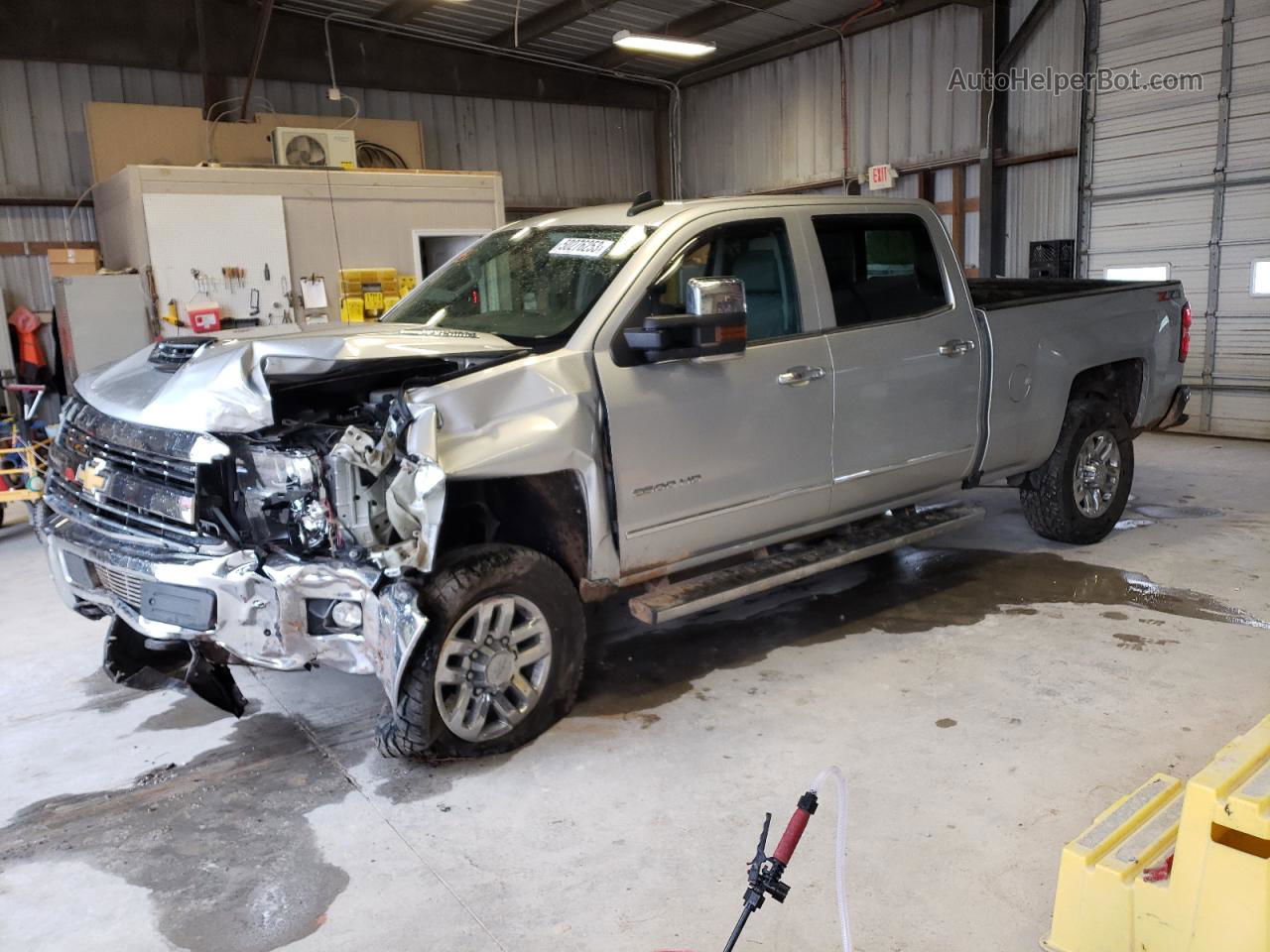 2018 Chevrolet Silverado K2500 Heavy Duty Ltz Silver vin: 1GC1KWEY9JF183798