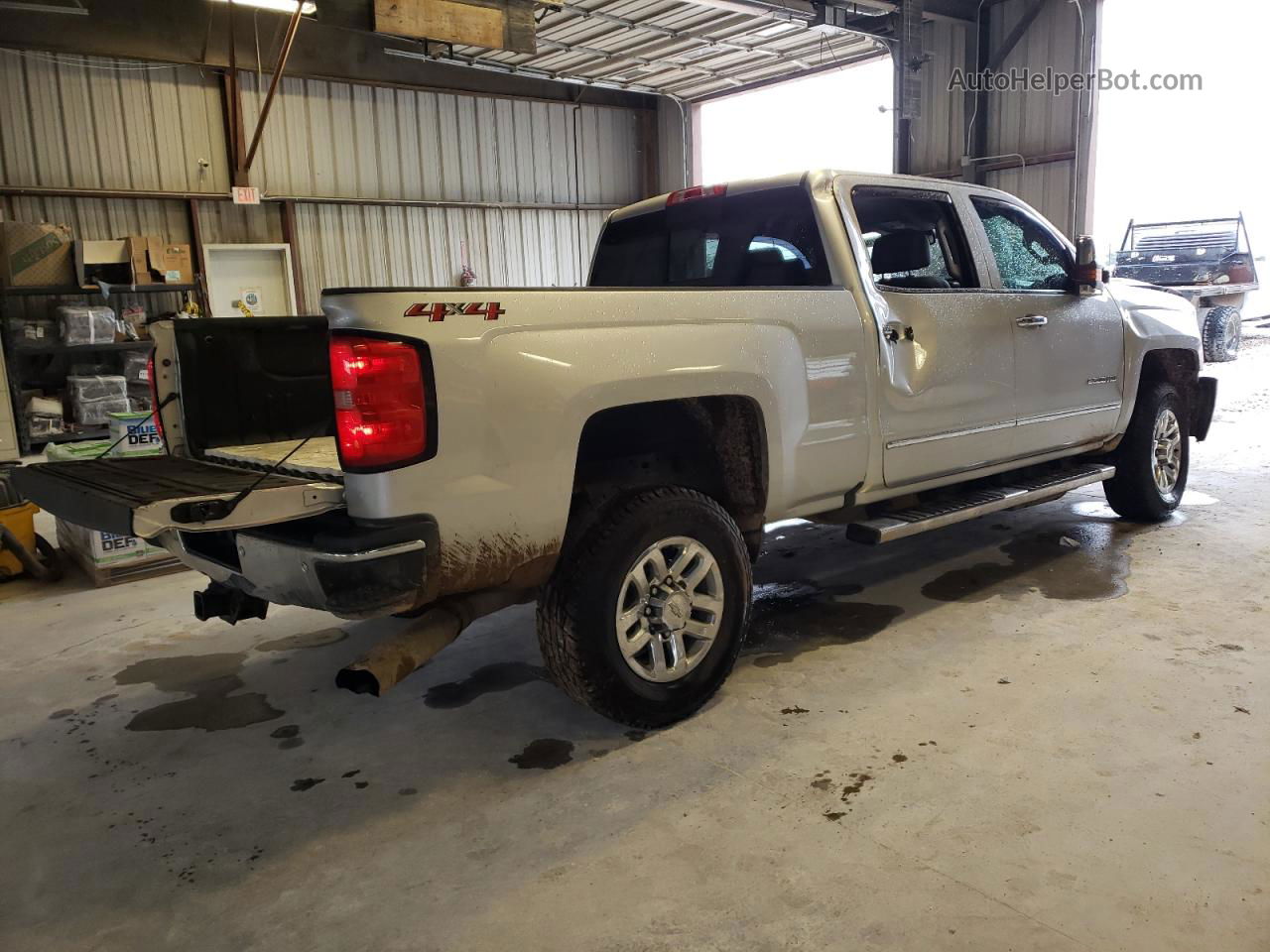 2018 Chevrolet Silverado K2500 Heavy Duty Ltz Silver vin: 1GC1KWEY9JF183798