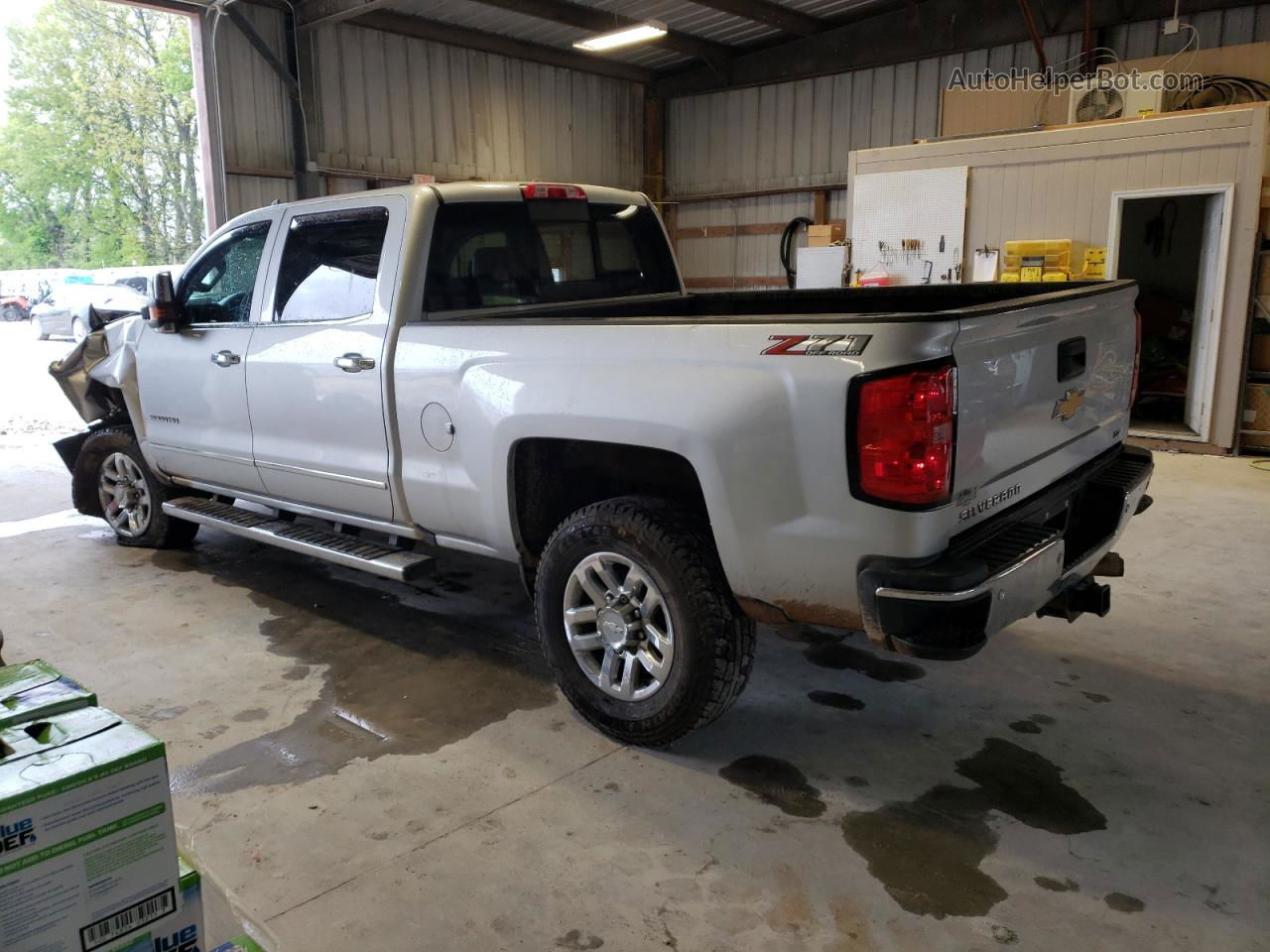 2018 Chevrolet Silverado K2500 Heavy Duty Ltz Silver vin: 1GC1KWEY9JF183798