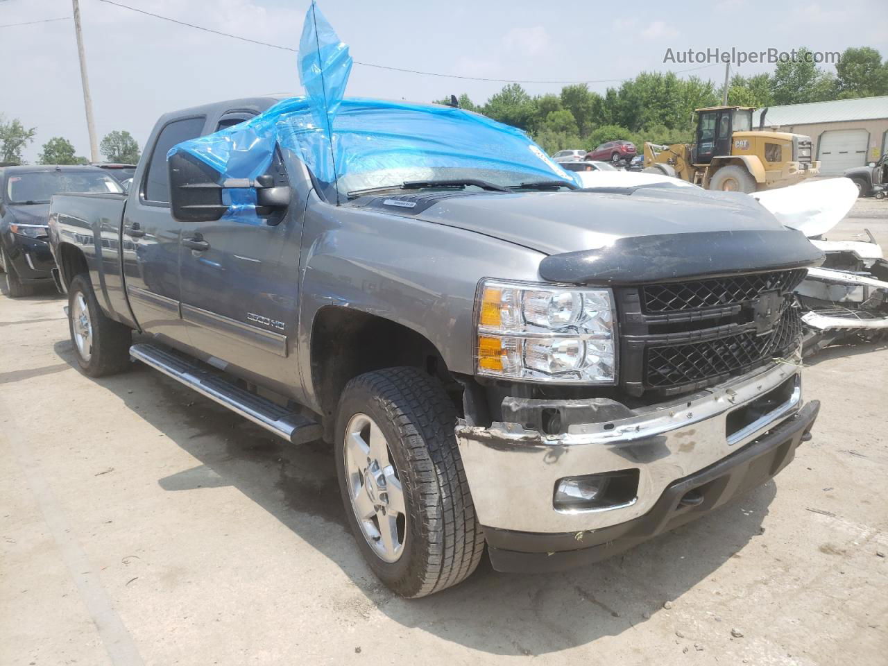 2012 Chevrolet Silverado K2500 Heavy Duty Lt Gray vin: 1GC1KXC83CF212708