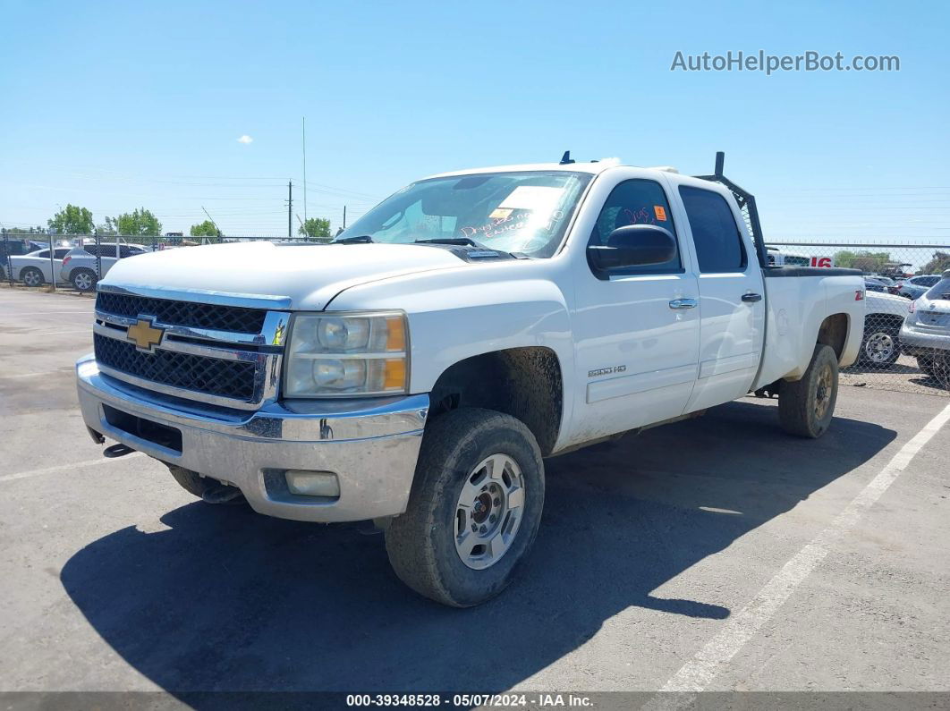 2013 Chevrolet Silverado 2500hd Lt White vin: 1GC1KXC83DF210667