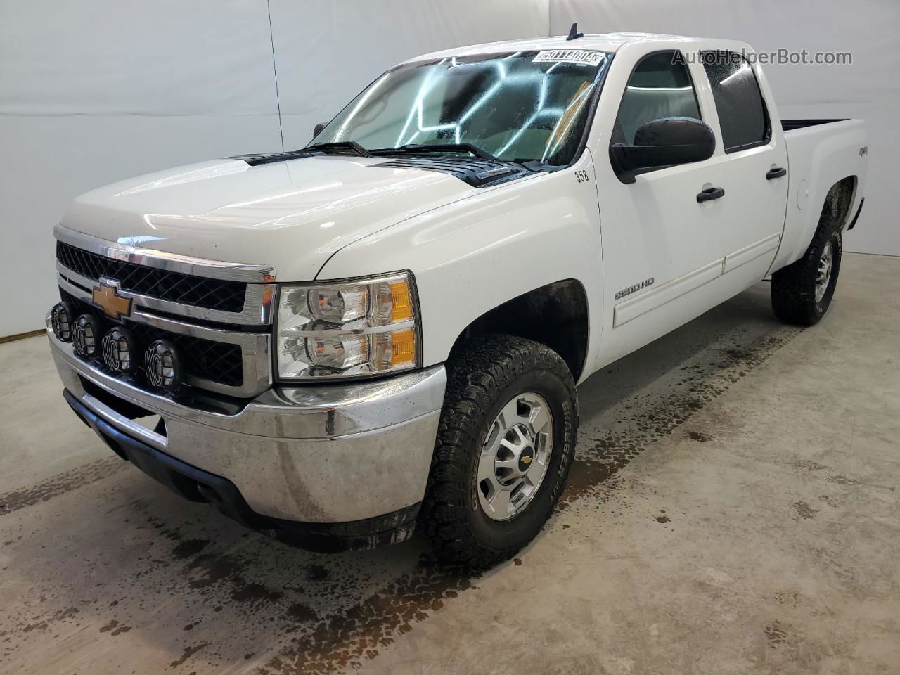 2013 Chevrolet Silverado K2500 Heavy Duty Lt White vin: 1GC1KXC89DF161734