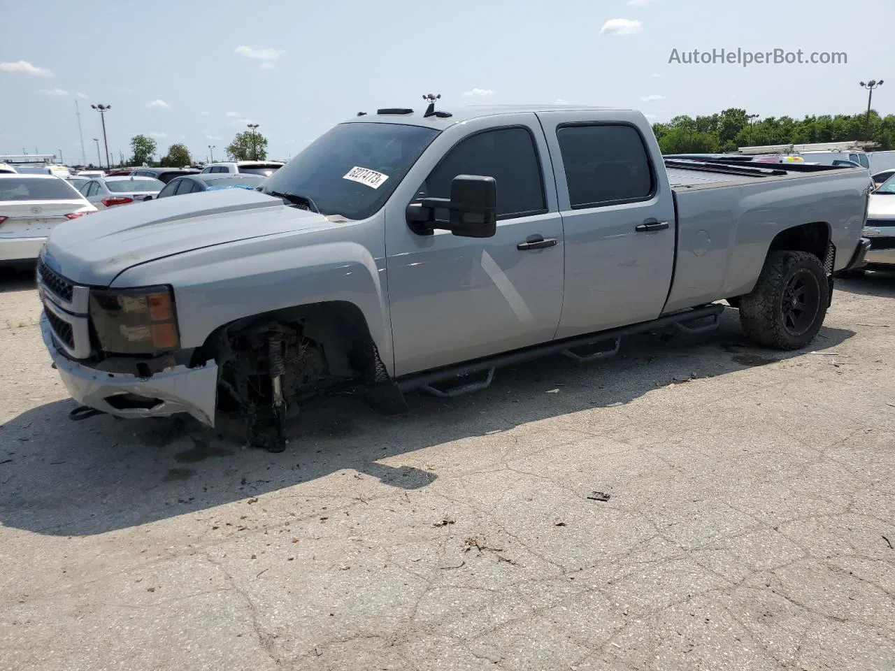 2012 Chevrolet Silverado K2500 Heavy Duty Lt Gray vin: 1GC1KXCG2CF145056