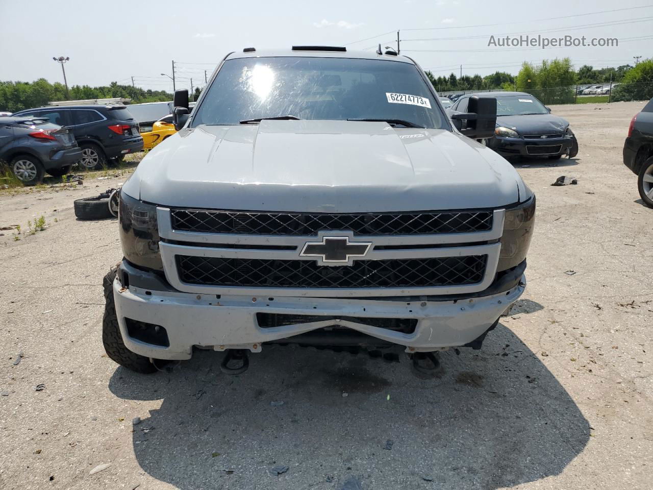 2012 Chevrolet Silverado K2500 Heavy Duty Lt Gray vin: 1GC1KXCG2CF145056