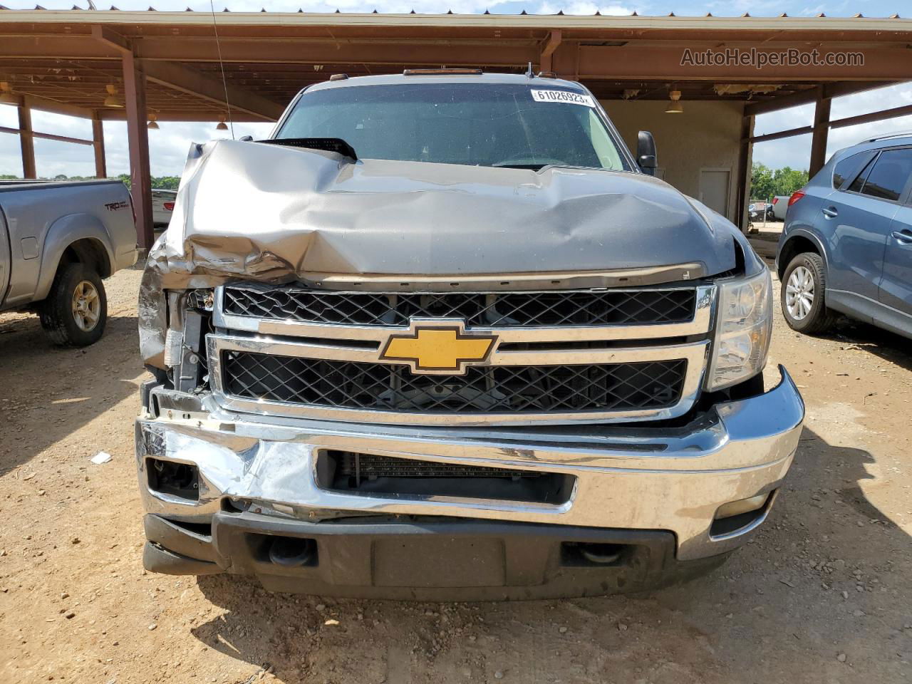 2012 Chevrolet Silverado K2500 Heavy Duty Lt Gray vin: 1GC1KXCG7CF149085