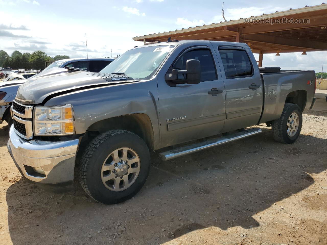 2012 Chevrolet Silverado K2500 Heavy Duty Lt Gray vin: 1GC1KXCG7CF149085