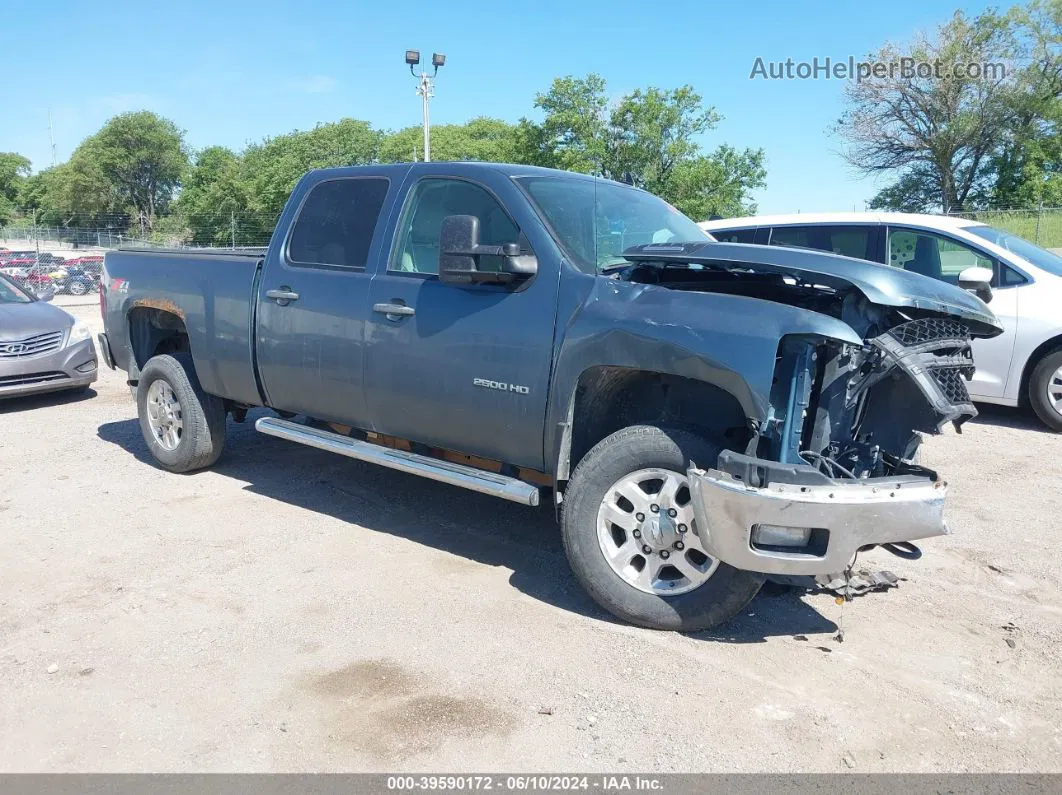 2013 Chevrolet Silverado 2500hd Lt Gray vin: 1GC1KXCG7DF115360