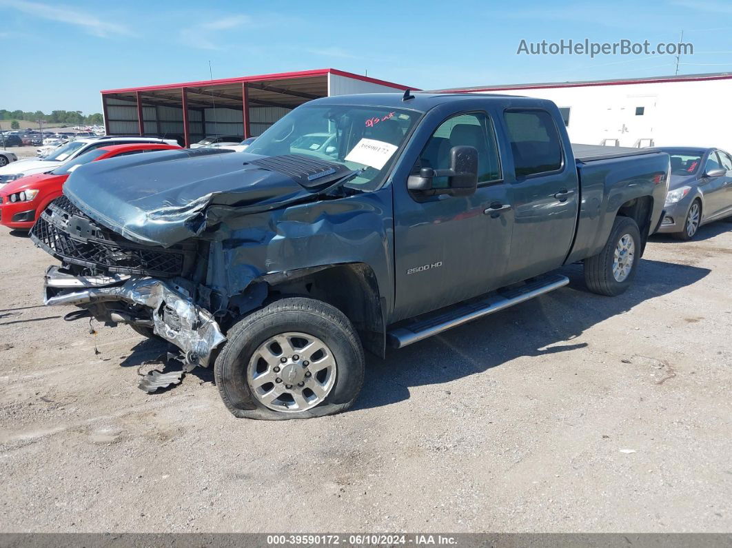 2013 Chevrolet Silverado 2500hd Lt Gray vin: 1GC1KXCG7DF115360