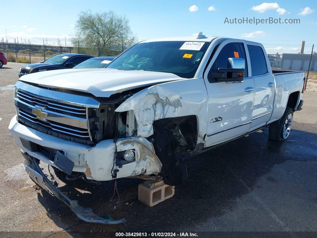 2015 Chevrolet Silverado 2500hd High Country White vin: 1GC1KXEG2FF521045