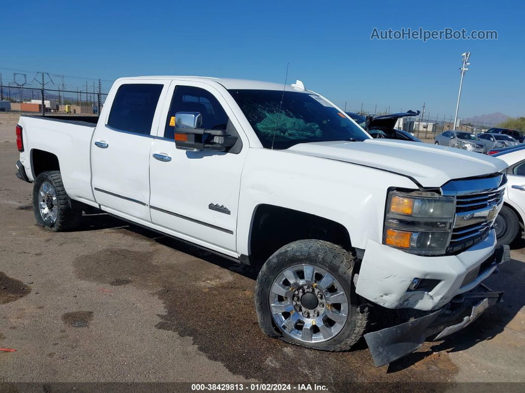 2015 Chevrolet Silverado 2500hd High Country White vin: 1GC1KXEG2FF521045