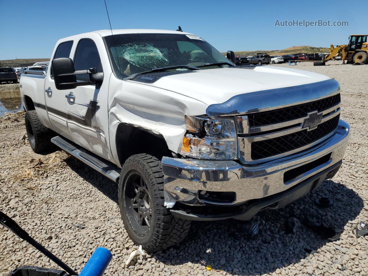 2012 Chevrolet Silverado K2500 Heavy Duty Lt White vin: 1GC1KXEG6CF185444