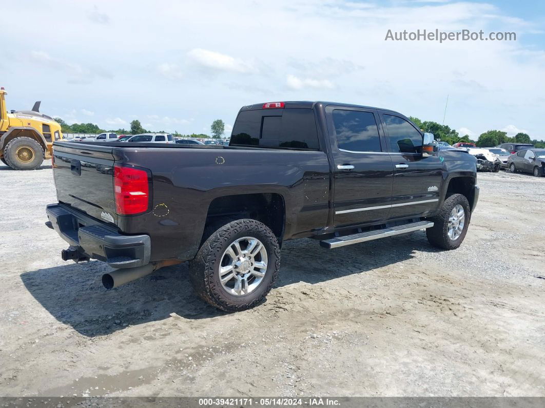 2018 Chevrolet Silverado 2500hd High Country Black vin: 1GC1KXEY1JF190511