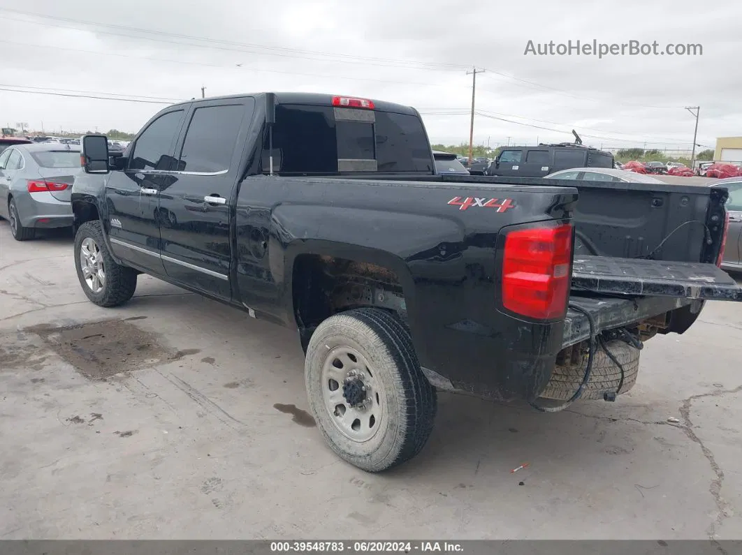 2018 Chevrolet Silverado 2500hd High Country Black vin: 1GC1KXEY6JF104304