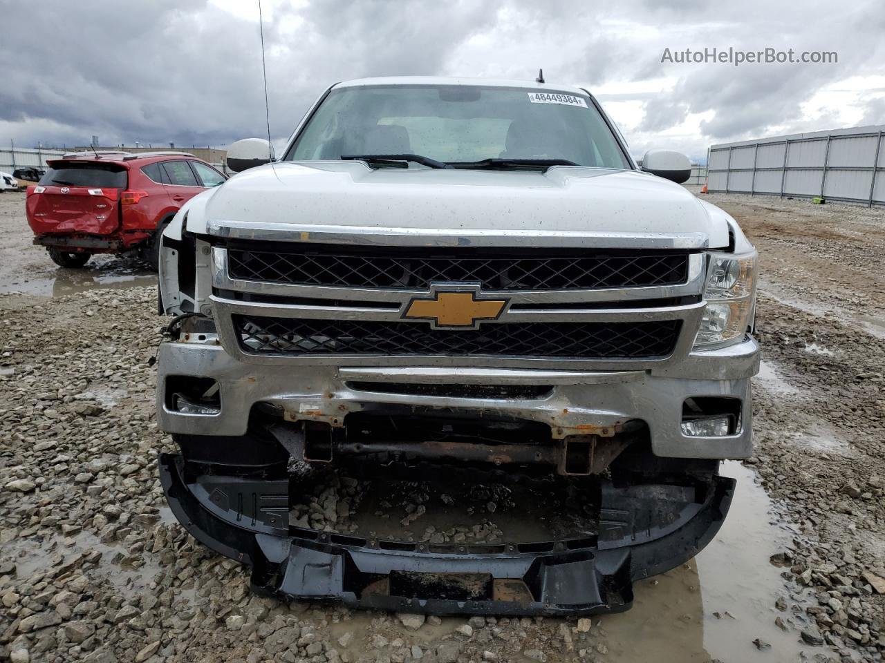 2013 Chevrolet Silverado K2500 Heavy Duty Ltz White vin: 1GC1KYCG5DF158214