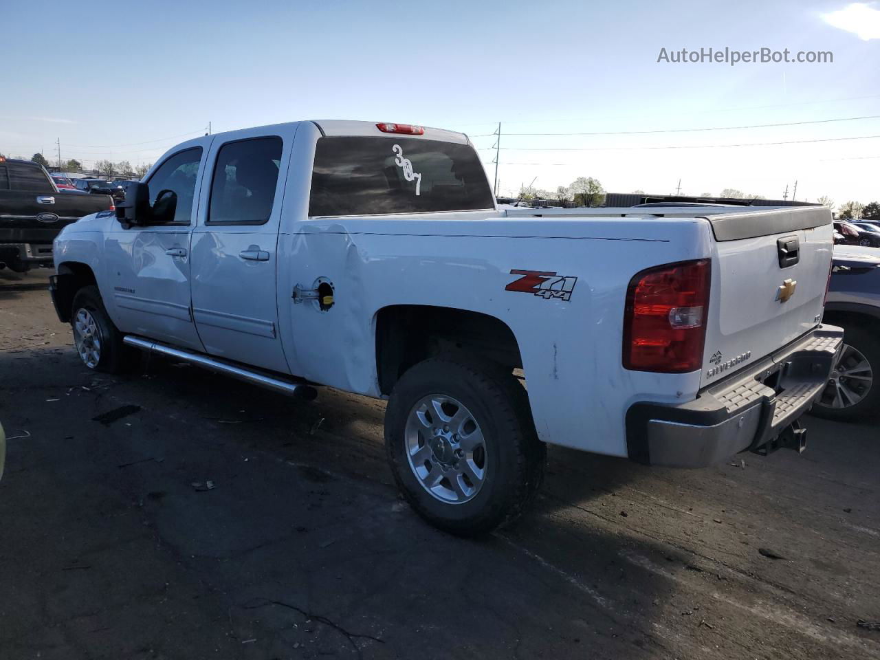 2013 Chevrolet Silverado K2500 Heavy Duty Ltz White vin: 1GC1KYEG7DF213842