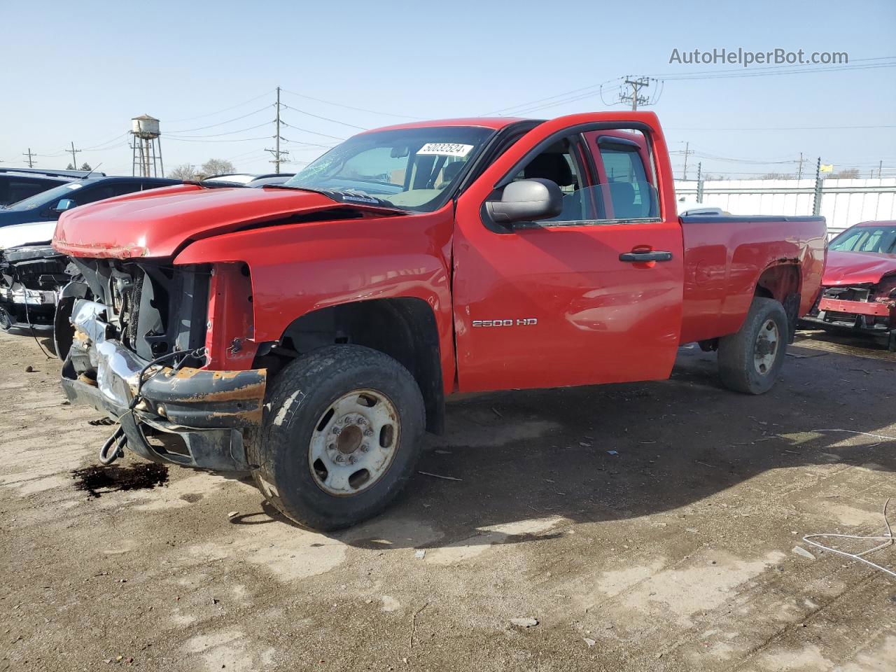 2013 Chevrolet Silverado C2500 Heavy Duty Red vin: 1GC2CVCG4DZ415510