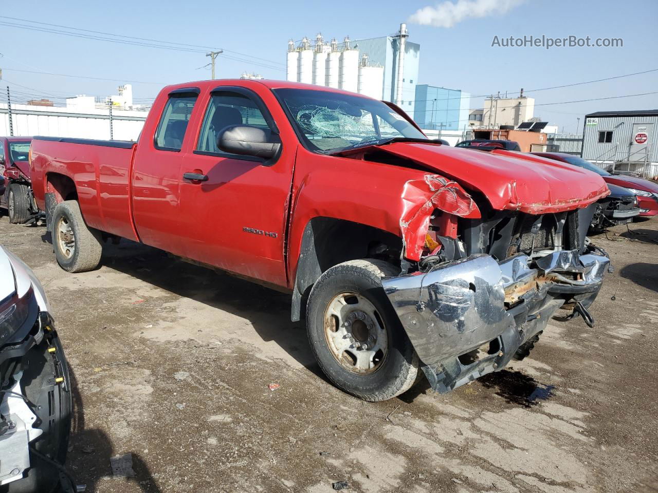 2013 Chevrolet Silverado C2500 Heavy Duty Red vin: 1GC2CVCG4DZ415510