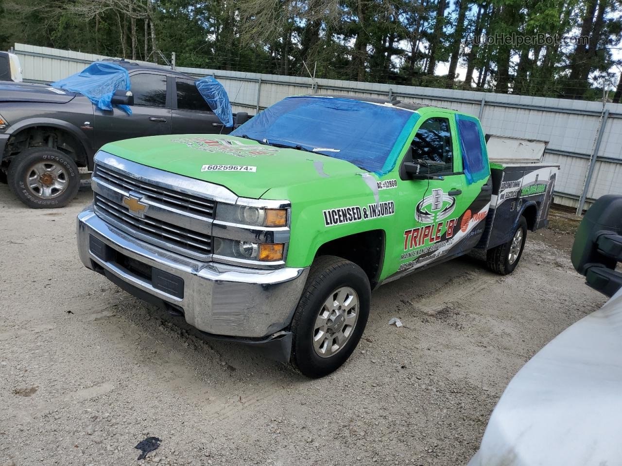 2016 Chevrolet Silverado K2500 Heavy Duty Green vin: 1GC2KUE84GZ111441