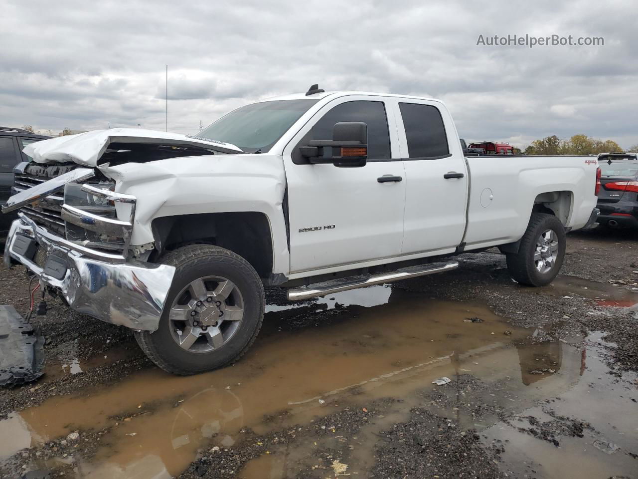 2016 Chevrolet Silverado K2500 Heavy Duty White vin: 1GC2KUE89GZ184353