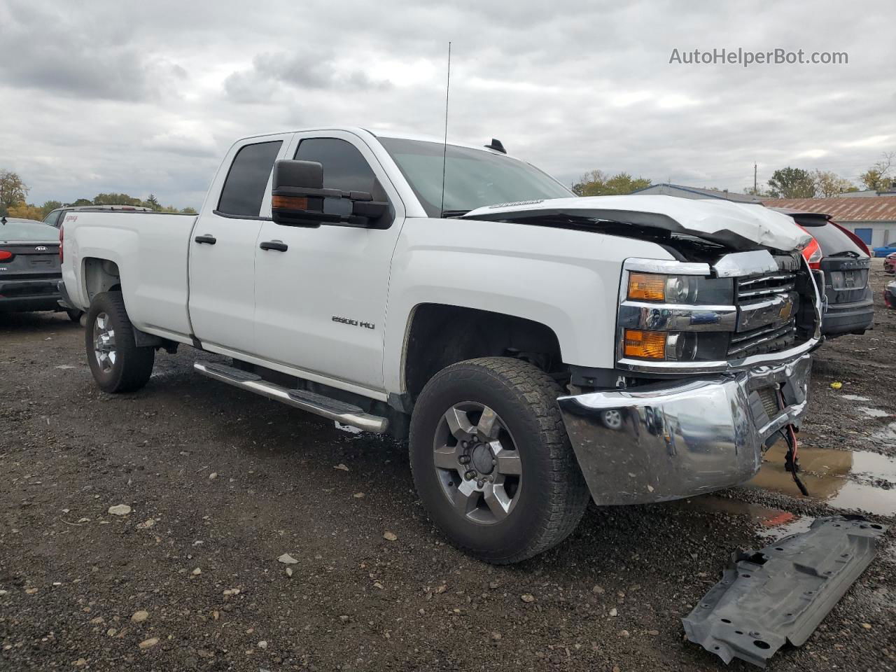 2016 Chevrolet Silverado K2500 Heavy Duty White vin: 1GC2KUE89GZ184353