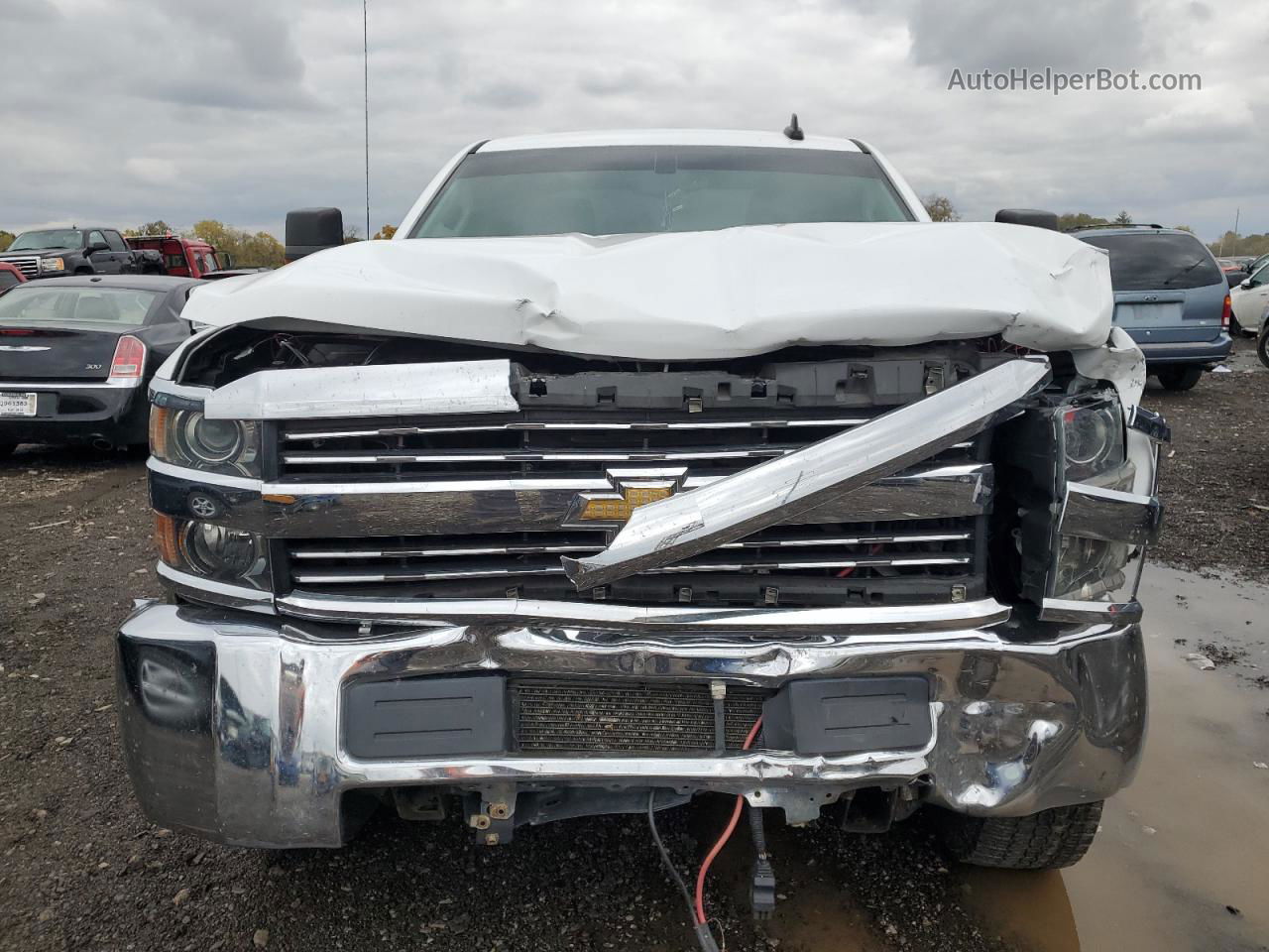 2016 Chevrolet Silverado K2500 Heavy Duty White vin: 1GC2KUE89GZ184353