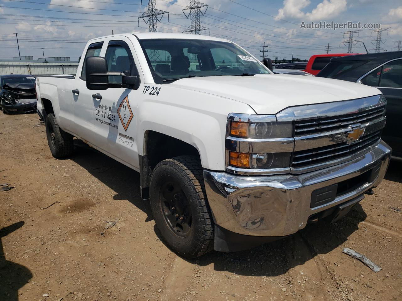 2015 Chevrolet Silverado K2500 Heavy Duty Белый vin: 1GC2KUEG4FZ108285