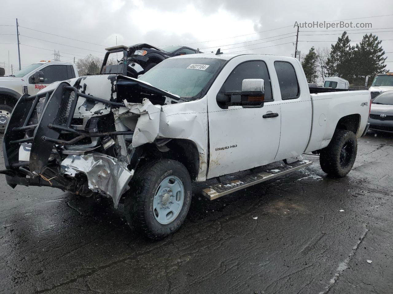 2013 Chevrolet Silverado K2500 Heavy Duty White vin: 1GC2KVCG2DZ369050