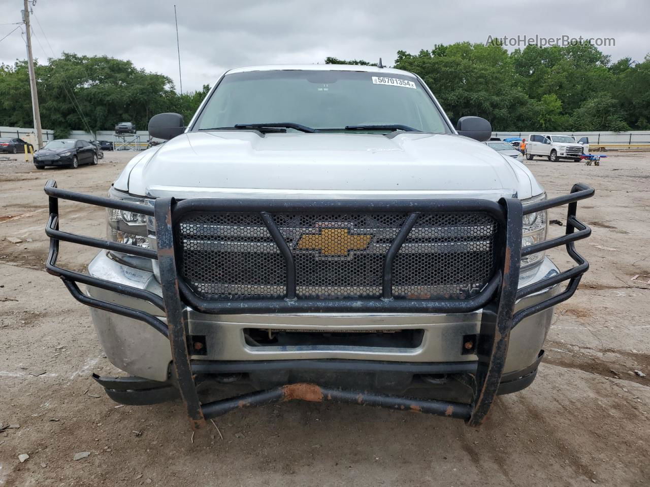 2013 Chevrolet Silverado K2500 Heavy Duty White vin: 1GC2KVCG5DZ217215