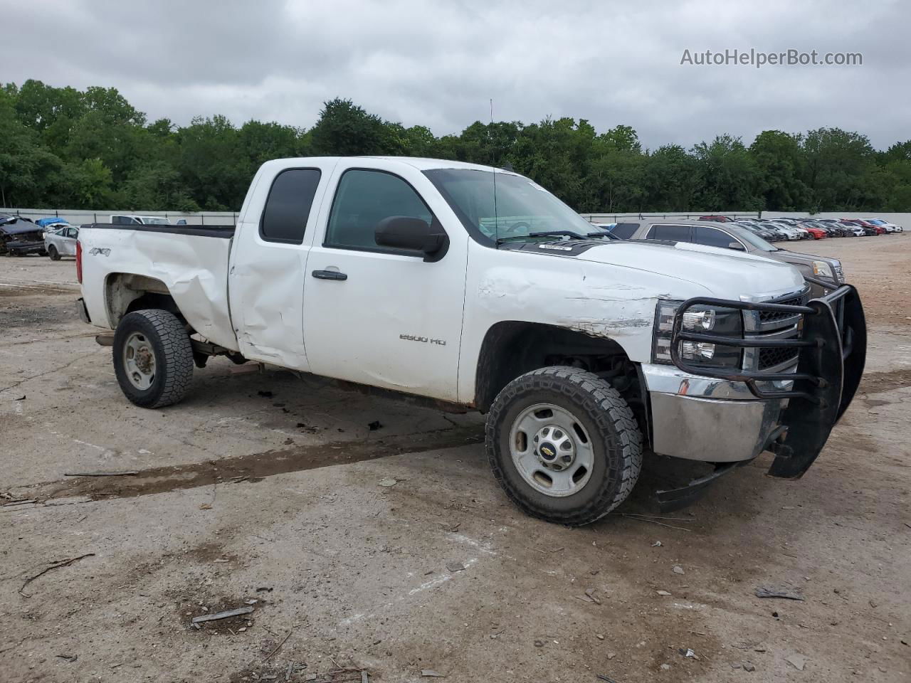 2013 Chevrolet Silverado K2500 Heavy Duty White vin: 1GC2KVCG5DZ217215