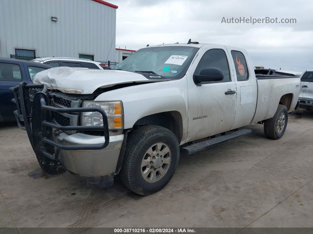 2012 Chevrolet Silverado 2500hd Work Truck White vin: 1GC2KVCG7CZ150972